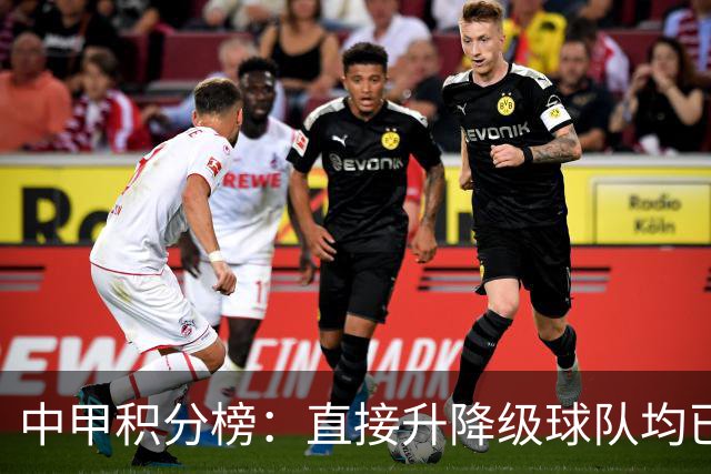 中甲积分榜：直接升降级球队均已确定；三队力求逃离保级附加赛